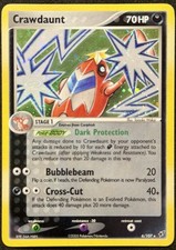 Pokemon TCG Crawdaunt 6/107 EX Deoxys Holo Rare Card MP Condition on eBay