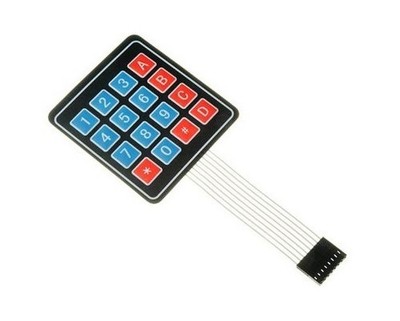 4x4 Matrix Tastatur - Array 16 Tasten Keypad Folientastatur für Arduino