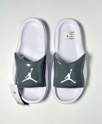 Nike Air Jordan Franchise Comfort Slides Slider Sandalen weiß grau versch. Größen