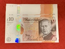 King Charles III Polymer £10 Ten pound Note HB06 Top Condition