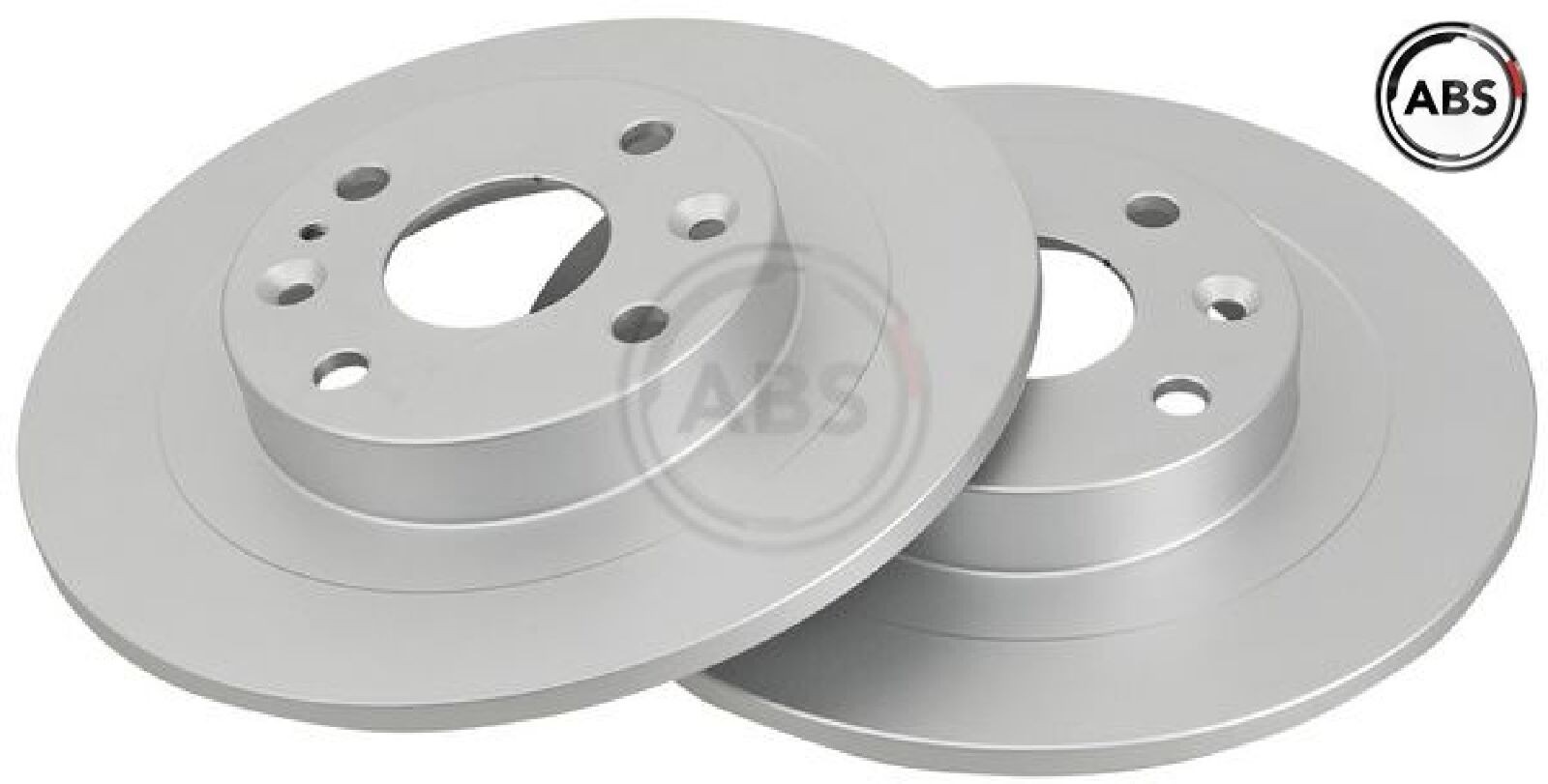 2 Bremsscheiben Hinterachse voll Ø 250 mm 9 mm A.B.S. für u.a. MAZDA 323 - Bild 3