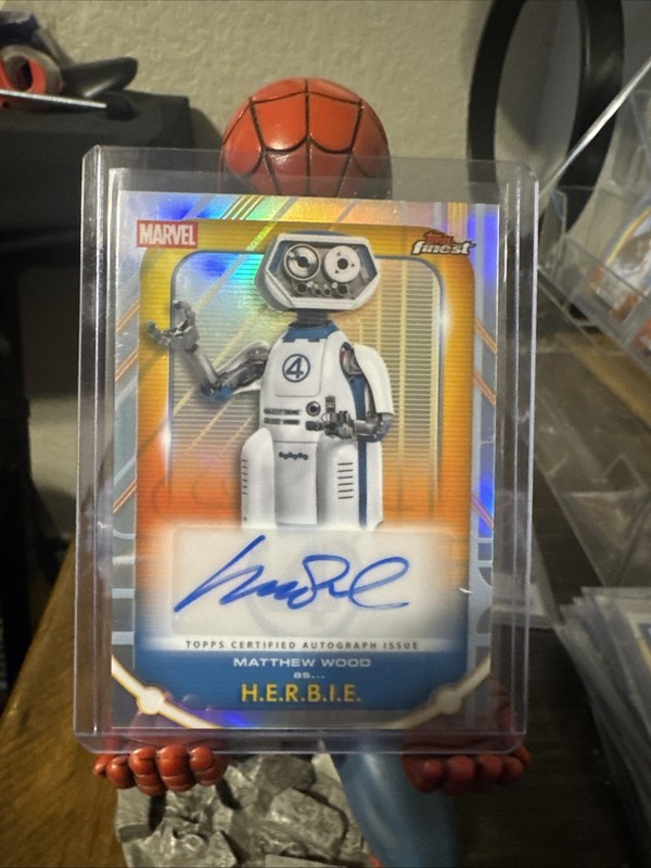 2026 Topps Finest Fantastic Four Matthew Wood HERBIE autograph auto