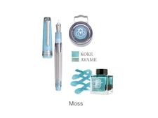 Sailor PG Slim Manyo II Moss Fountain Pen, Special Edition, 10-2562-321