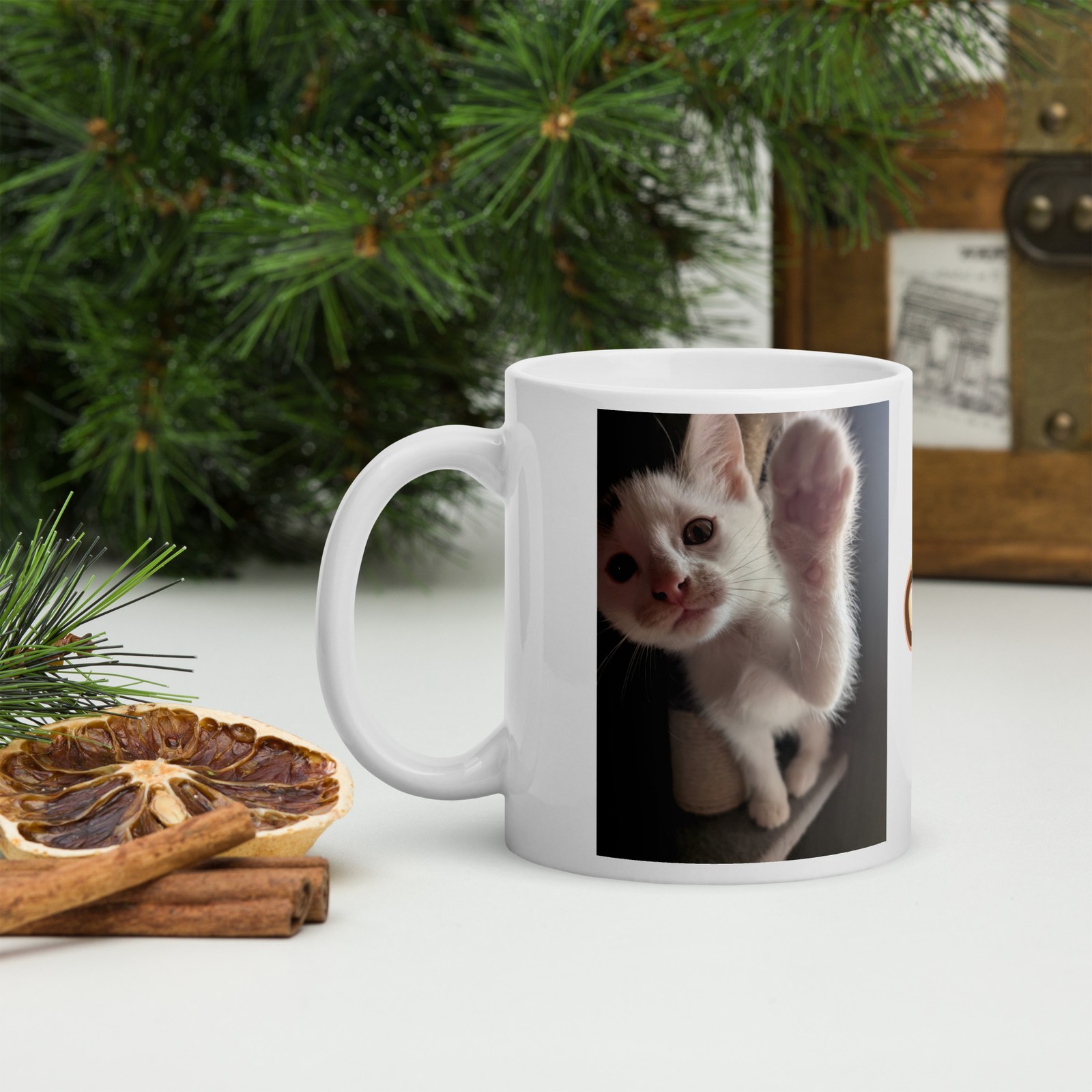 Taza Chat Mignon "Chalut Toi" - Taza Céramique Chaton - Cadeau Humor