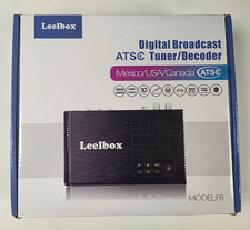 Leelbox F6 ATSC Digital TV Converter Box 1080P PVR DVR Open Box Complete