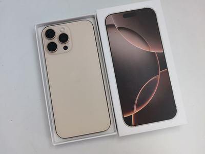 BOXED - Apple iPhone 16 Pro Max 256GB Unlocked Smartphone Gold