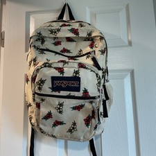 JanSport Large Student Laptop Backpack 6 Pockets Floral JSA0A47JK