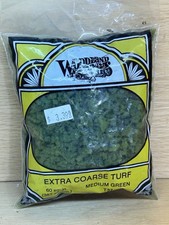 Woodland Scenics T37 Medium Green Extra Coarse Turf 60 sq. inches