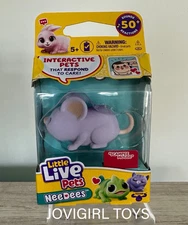 LITTLE LIVE PETS NEEDEES INTERACTIVE SCAMPEE MOUSE 50 SOUNDS NEW