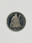 1873 Seated Liberty Dime w/ ARROWS Tough Collector Type Silver Coin
