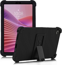 Case for Lenovo Tab One 8.7 2025 - Soft Silicone Shockproof Kids Case with Sta