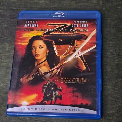 The Legend of Zorro Blu-ray Antonio Banderas Catherine Zeta-Jones Sony PG Action