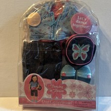 Our Generation Doll Outfit Dancing In Denim 18inch Accessories