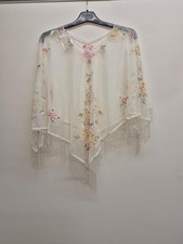 Embroidered Shawl Cape (Unbranded) Top-quality Free UK shipping
