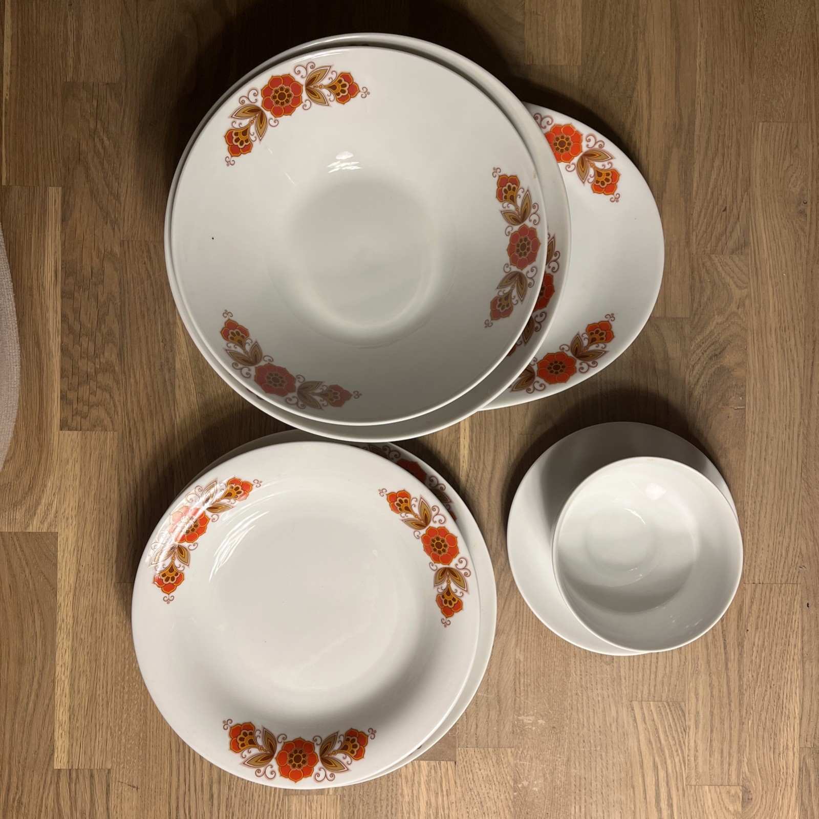 Mitterteich Essgeschirr Set für 6 Personen 70er Jahre Vintage NEU