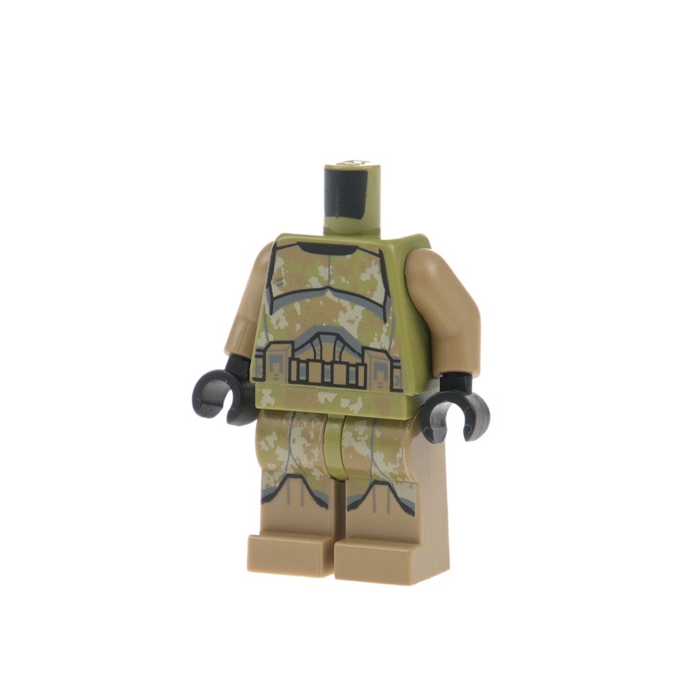 1X Lego Torso Legs Minifigure SW Olive Scout Trooper SW0519 970C69PB13 973PB1590