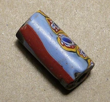 ANTIQUE_AFRICAN TRADE BEAD_GOULIMINE MOROCCO_VENETIAN MILLEFIORI_EXCELLENT_#147