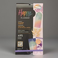 Happy Planner Classic Sticker Sheets Book New Aura 495 Pieces Grow Your Own Way