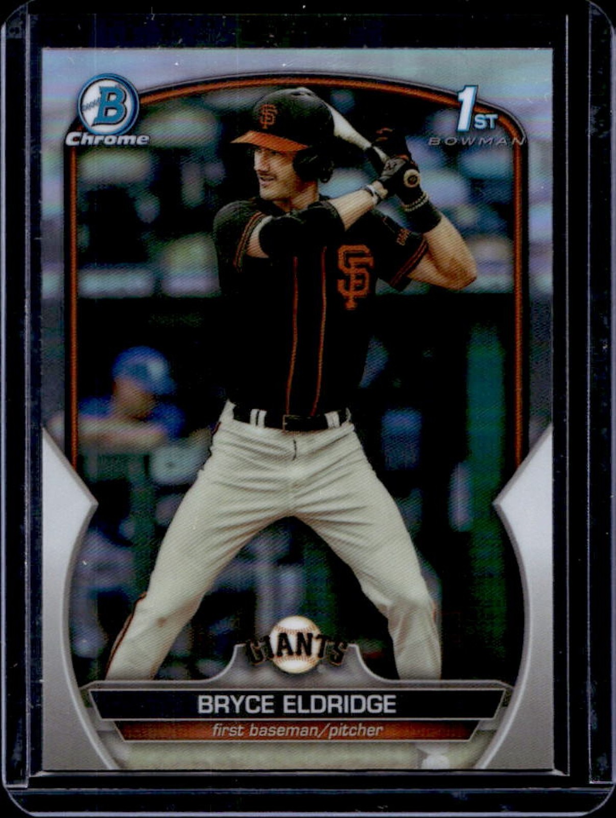 2023 Bowman Draft Bryce Eldridge Chrome Refractor 1st Prospect #BDC-107 Giants