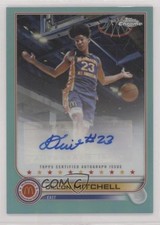 2022 Topps Chrome McDonald's All American 6/99 Dillon Mitchell #CA-DM Auto 1m6p