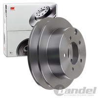 2X Nk Bremsscheiben 262Mm Voll Hinten Passend FÜR Mitsubishi Lancer | 203058