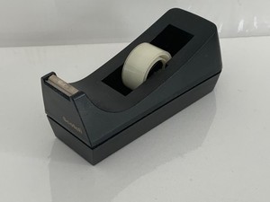 Scotch 3M C-38 Espresso color Weighted Tape Dispenser Made in USA