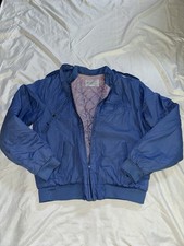 sears Boys vintage zip up jacket Blue Extra Large 18/20 