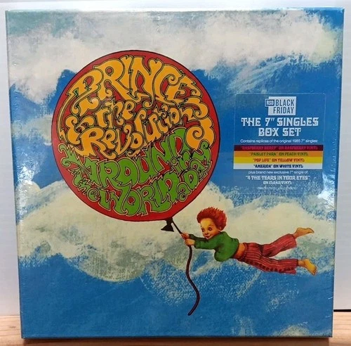 Prince and the Revolution Around The World In A Day RSD Colored 7" Vinyl Box Set