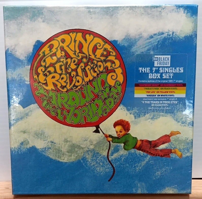 Prince and the Revolution Around The World In A Day RSD Colored 7" Vinyl Box Set