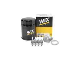 Wix Engine Oil Filter & Denso 4 Iridium LL Spark Plugs kit for Civic 1.6 L4 1998