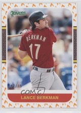 2021 Panini Donruss Retro 1987 On Fire 42/75 Lance Berkman #223 0f3j