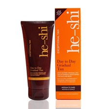 He-Shi Med/Dark Gradual Tan - Leitfarbe - einfach anzuwenden Selbstbr&auml;uner