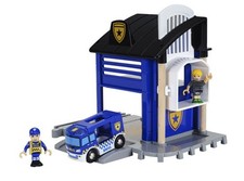 BRIO Police Station Light and Sound 33813 for Wooden Railway layout TRAIN