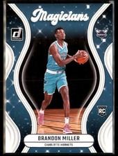 2023-24 Donruss #5 Brandon Miller Magicians RC Rookie Charlotte Hornets