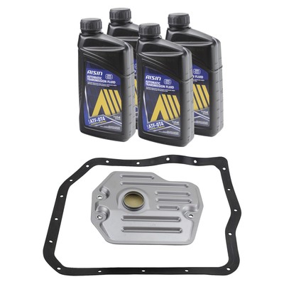 4Qt AISIN Automatic Transmission Oil T-IV Wix Filter Kit for Lexus Scion Toyota