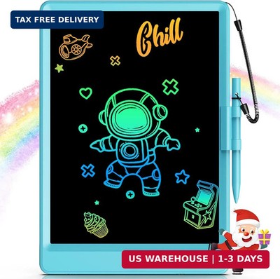Bravokids Toys for 3-6 Years Old Girls Boys, LCD Writing Tablet 10 Inch Doodle B