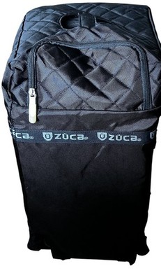 ZUCA Sport Rolling Carry-On Bag Black w/ Aluminum Frame, Travel Pouches, Cover