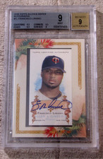 2006 Topps Allen & Ginter Mini Framed Autographs Francisco Liriano BGS 9 Auto 9