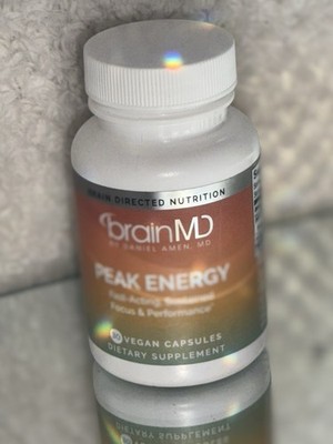 BrainMD Peak Energy Focus & Performance 30 Ct PEAK ATP Paraxanthine Vegan