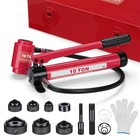 Yessources 1/2" - 2" Hydraulic Knockout Punch Set Conduit Hole Punch Driver Kit — photo 1