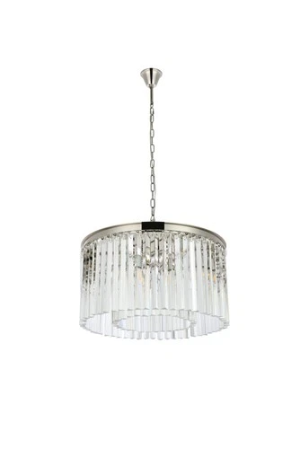 Elegant Lighting Sydney 26" 8 Light Royal Crystal Chandelier - Picture 5 of 9