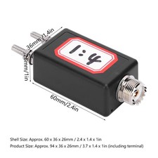 ·1:4 Mini Balun Suitable HF Shortwave Antenna For Outdoor QRP Station And