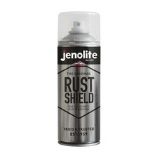 Jenolite Rust Corrosion Shield Spray Clear Protection Top Coat Lacquer 400ml