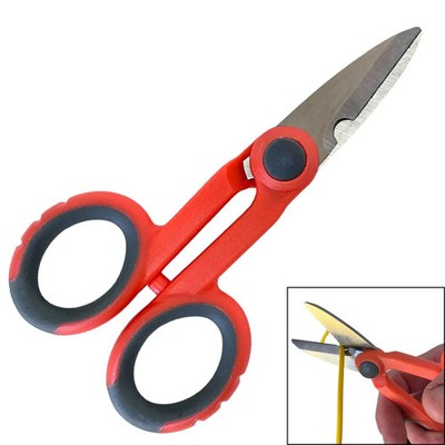 FiberShack Fiber Optic Scissors Made with Kevlar   Precision Cable Jacket Shears
