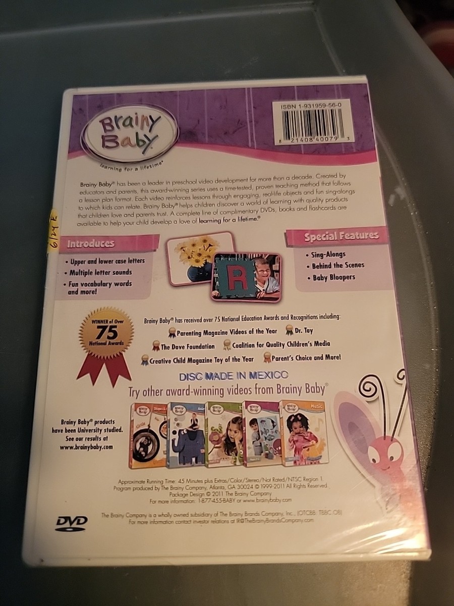 DVD Brainy Baby - Introducing The Alphabet ABCs (DVD, 2011) Sealed