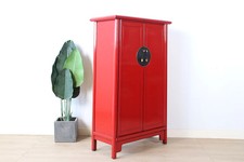 Chinesischer Hochzeitschrank 2 Türen rot #M-HOC-A20R