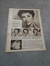 TBOOK33 MAGAZINE ADVERT 12X9" LUX TOILET SOAP - ELIZABETH TAYLOR