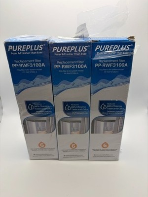 Set of 3 - PUREPLUS PP-RWF3100A & PP-RWF3100A-S Water Filter Replacements