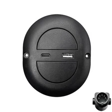 2 Button 5 Pin Power Recliner Lift Chairs Switch Hand Control with USB A C Port