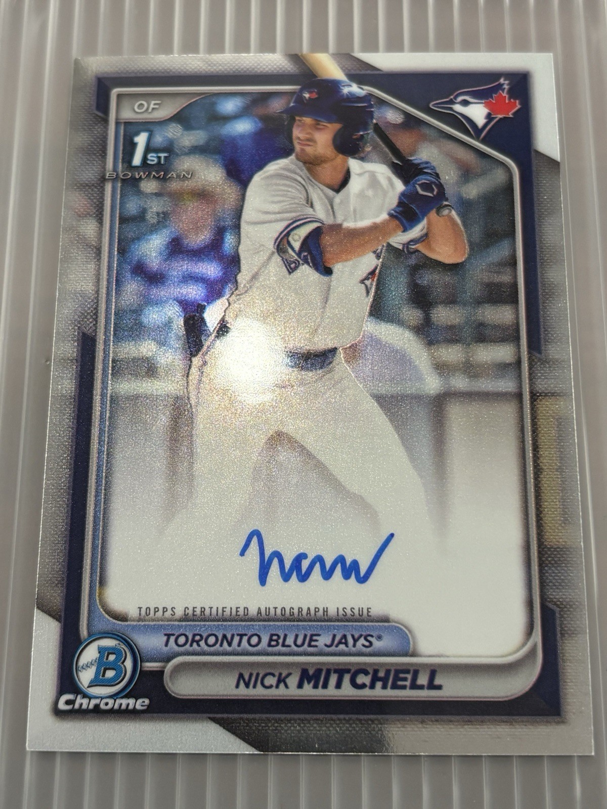 2024 Bowman Draft - Chrome Prospect Autographs Nick Mitchell #CPA-NMI (AU, RC)